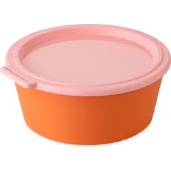 Nora Behälter 1,3 l orange-rosa mit Deckel