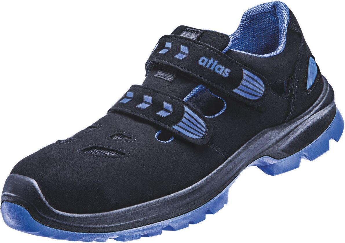 Sicherheitsschuh ATLAS SCHUHE "SL 465 XP ESD" Gr. 41, schwarz (schwarz, blau), 41, Obermaterial: 100% Textilmaterial TEXMAT., Schuhe