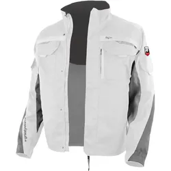 Bundjacke "IRON" - XL - weiß/grau