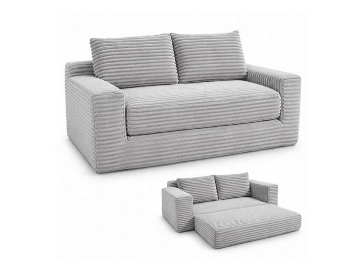 ANYSUN Schlafsofa 2-Sitzer Sofa mit 2-in-1-Liegefunktion, Memory-Schaum & Cord, Ohne Montage, kompakt & platzsparend für kleine Räume