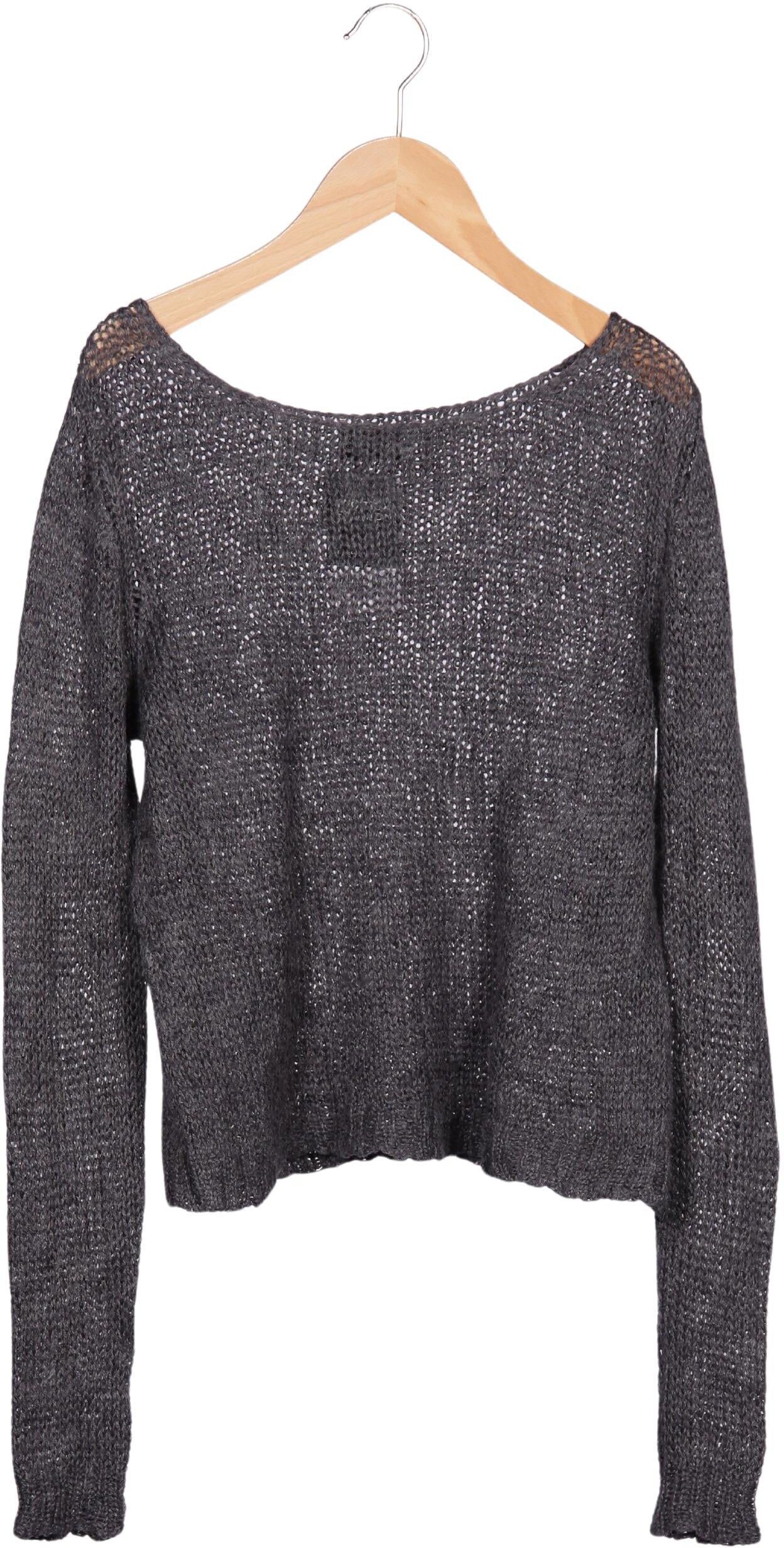 Cheap Monday Damen Pullover, Grau, Gr. M, kein / Etikett - Second Hand