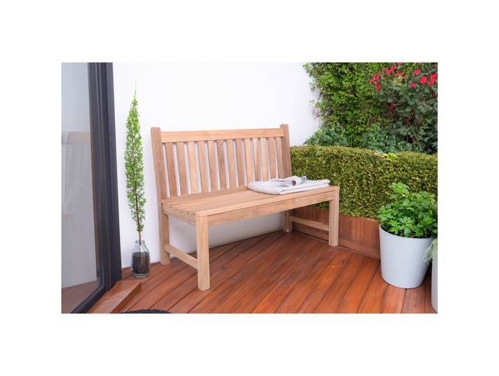 Gartenbank Solo Teak 2-Sitzer