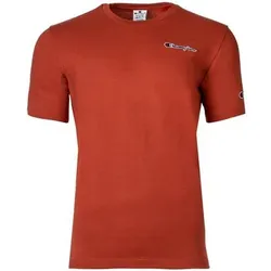 CHAMPION Champion Herren T-Shirt -  CML Champion Logo, Rundhals, Baumwolle, einfarbig, Größe M in Rot Rot