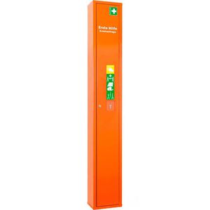 Söhngen Verbandschrank 0601053 SAFE, stehend, ohne Füllung, abschließbar, orange, aus Stahl, 200 x 30 cm