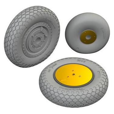 Eduard P-39 wheels early ARMA HOBBY (6481051)