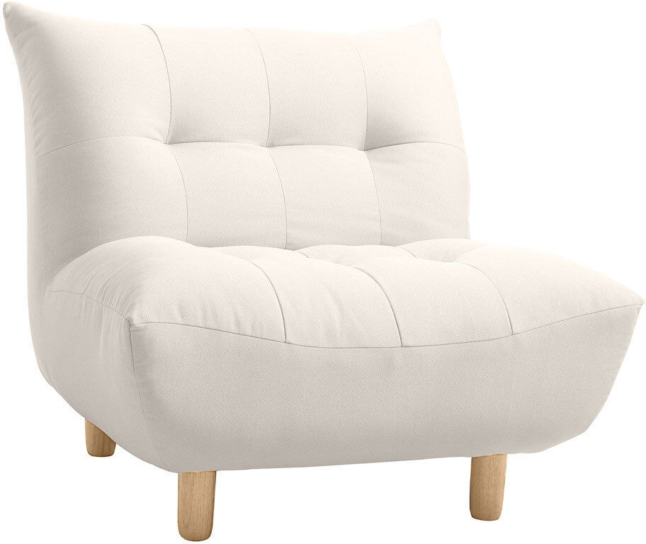 Miliboo Design-Sessel skandinavisch Naturfarben und Eiche YUMI
