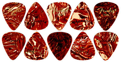 Fender Cl. Celluloid Pick Shell T 12