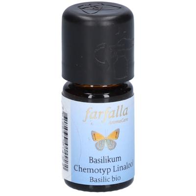 Farfalla Basilikum CT Linalool Bio Grand Cru 5 ml Ätherisches Öl