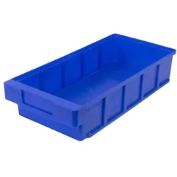 PROREGAL Mega Deal 8x Regalkasten Classic | Blau | HxBxT 8,3x19x30cm | Polypropylen | Sichtlagerkasten, Sortimentskasten, Sortimentsbox, Kleinteilebox