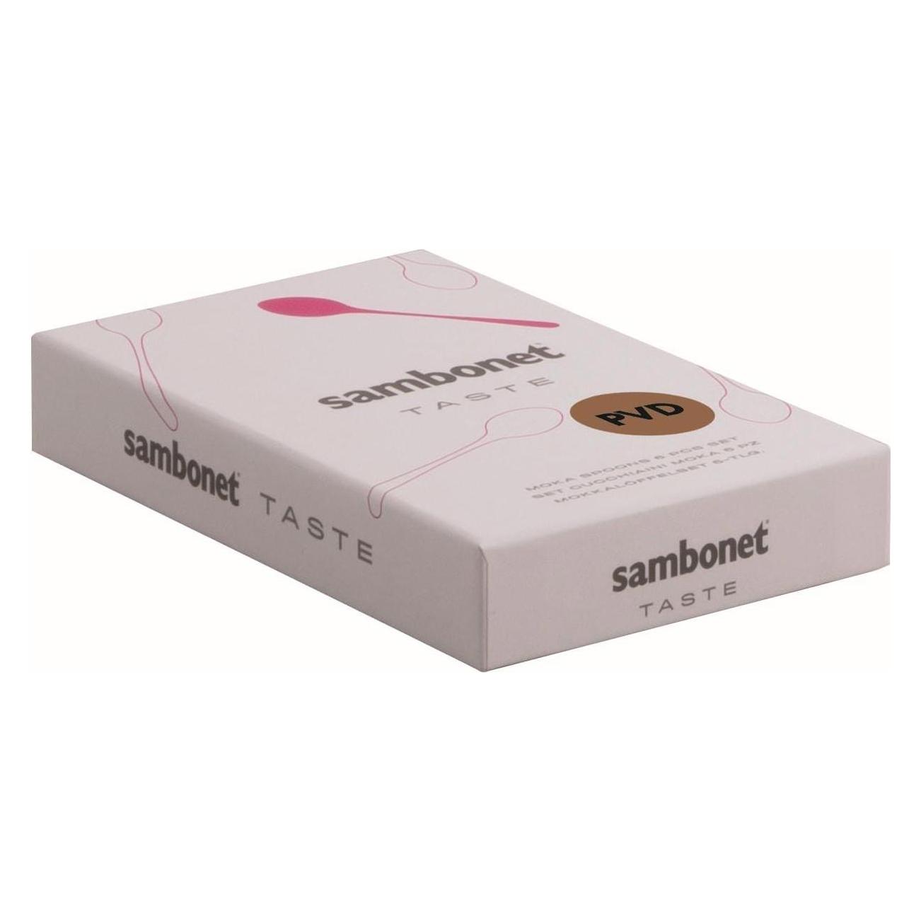 Sambonet Espressolöffel Taste 6 Stück, Kupfer (6 Stk., Löffel) (52553C37)