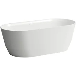 LAUFEN PRO Badewanne freistehend, Marbond, 1650x750x550mm, H2399520000001, Farbe: Weiß