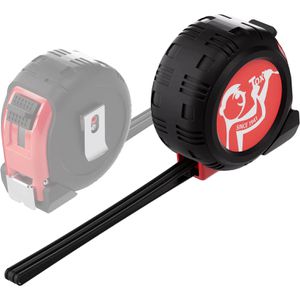 Tox Maßband 09790013, Rollmaßband, 5m, mit Haken und Gürtelclip