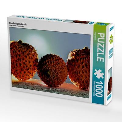 CALVENDO Puzzle Stachelige Litschis 1000 Teile Puzzle quer | 1000 Teile Lege-Größe 64 × 48 cm Foto-Puzzle für glückliche Stunden