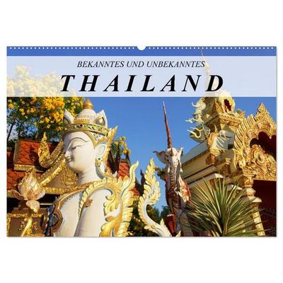 Bekanntes und Unbekanntes Thailand (Wandkalender 2027 DIN A2 quer), CALVENDO Monatskalender