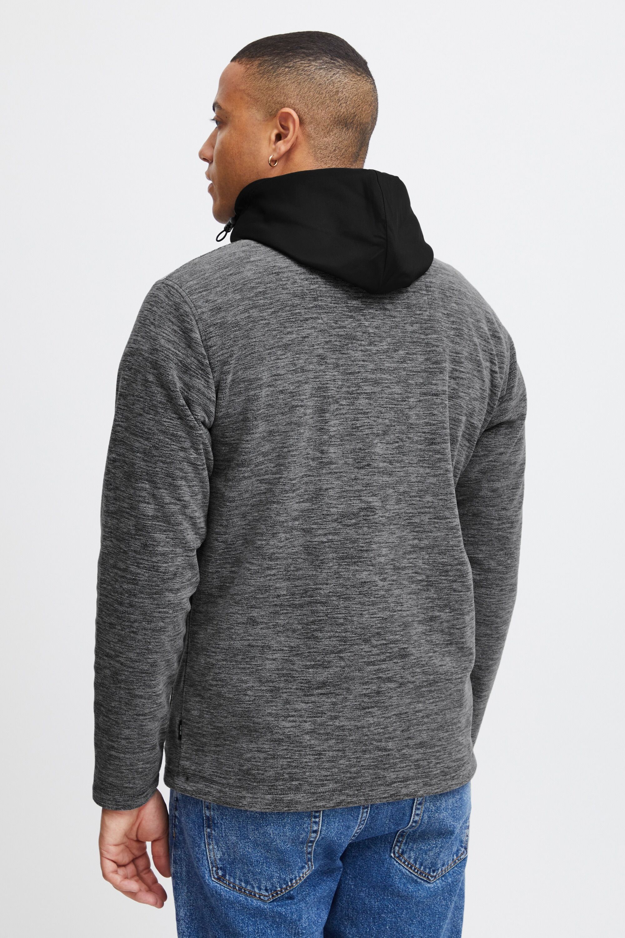 Fleecejacke INDICODE "Fleecejacke IDWilmot", Herren, Gr. XL, schwarz, Obermaterial: 100% Polyester PES., Jacken Fleecejacke