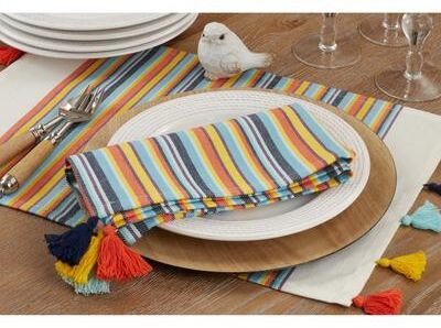Saro Lifestyle Color Splash Table Napkin (Set of 4)
