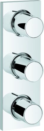 Grohtherm F valve cachée 27625000 chrome, valve 3 voies Grohe