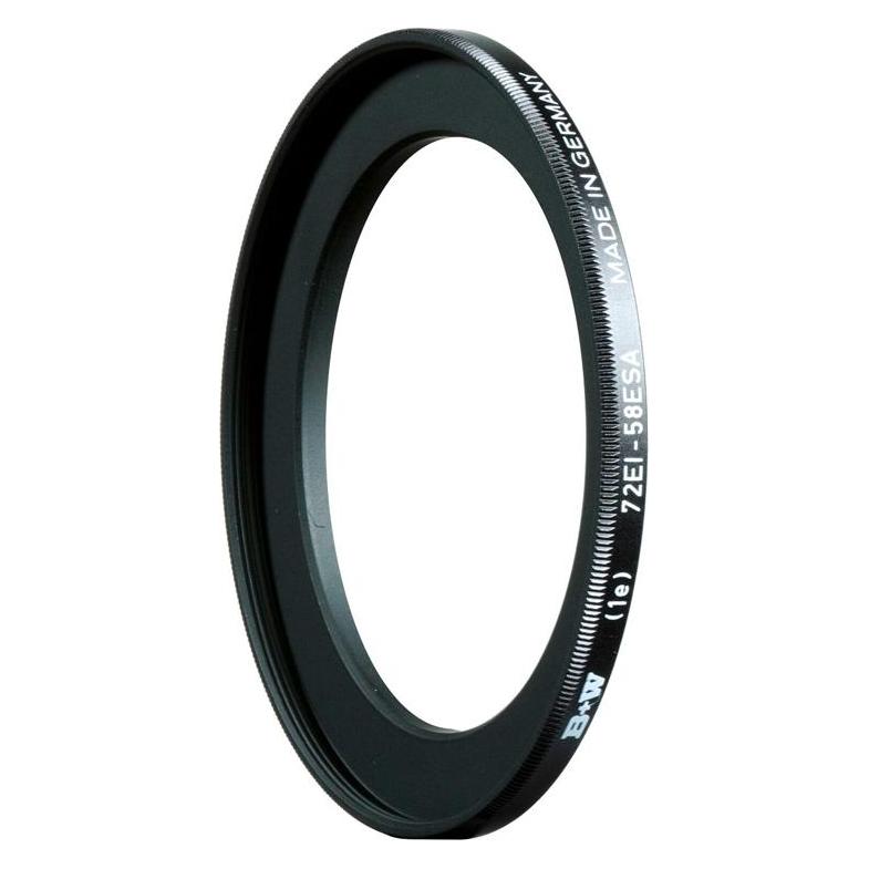 B+W 5 Adapterring, 58mm Filteranschluss/ 55mm Objektivanschluss (Objektivfilter Adapter, 58 mm) (69457)