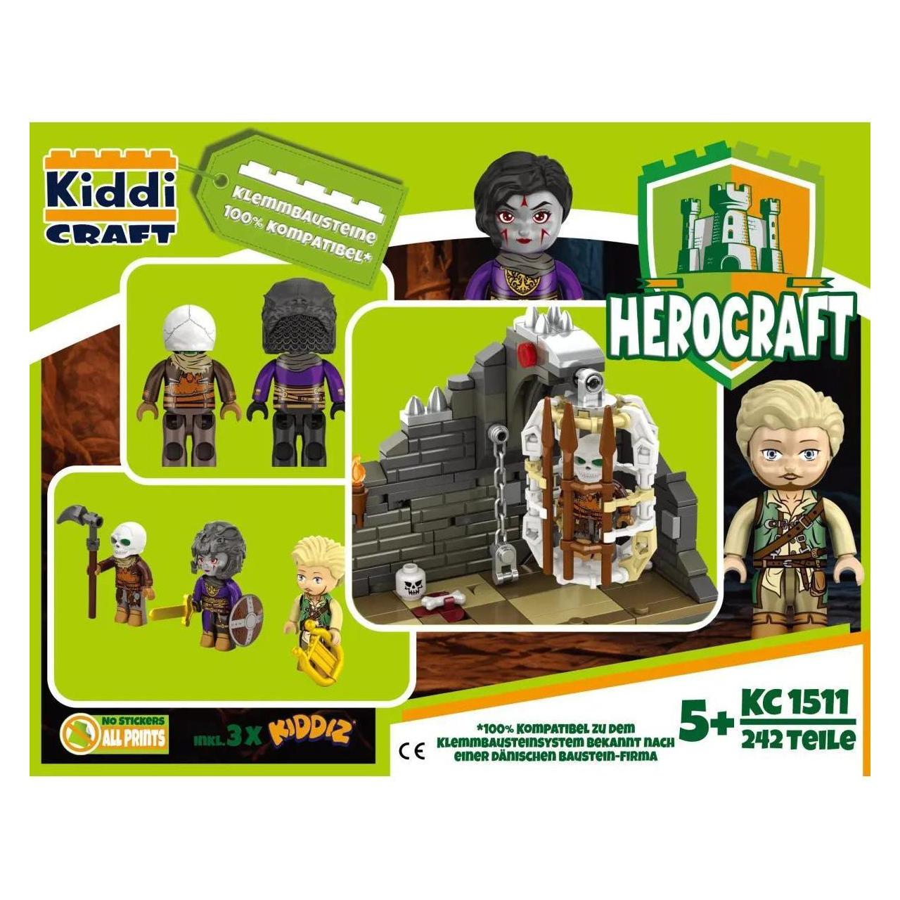 Kiddicraft KC1511 Dungeon Skelett-Käfig (KIC01511)