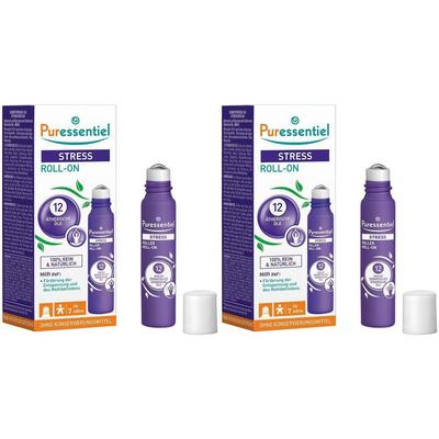 Puressentiel Stress Roll-on 2x 2x5 ml Ätherisches Öl