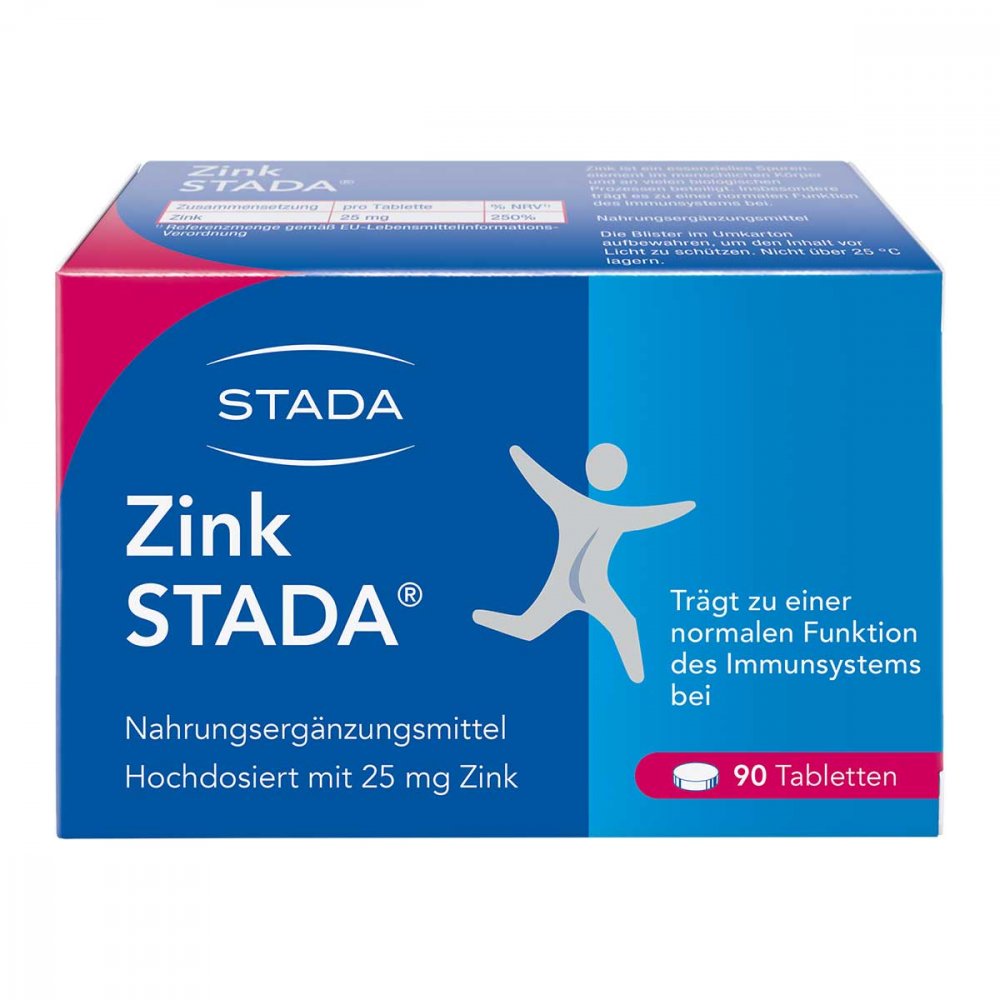 STADA Consumer Health Deutschland GmbH Zink STADA 25mg Zinkcitrat Tabletten 17579234