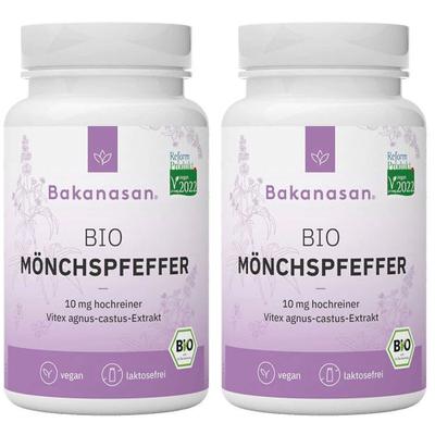 Bakanasan Bio Mönchspfeffer Kapseln 2x 2x60 St