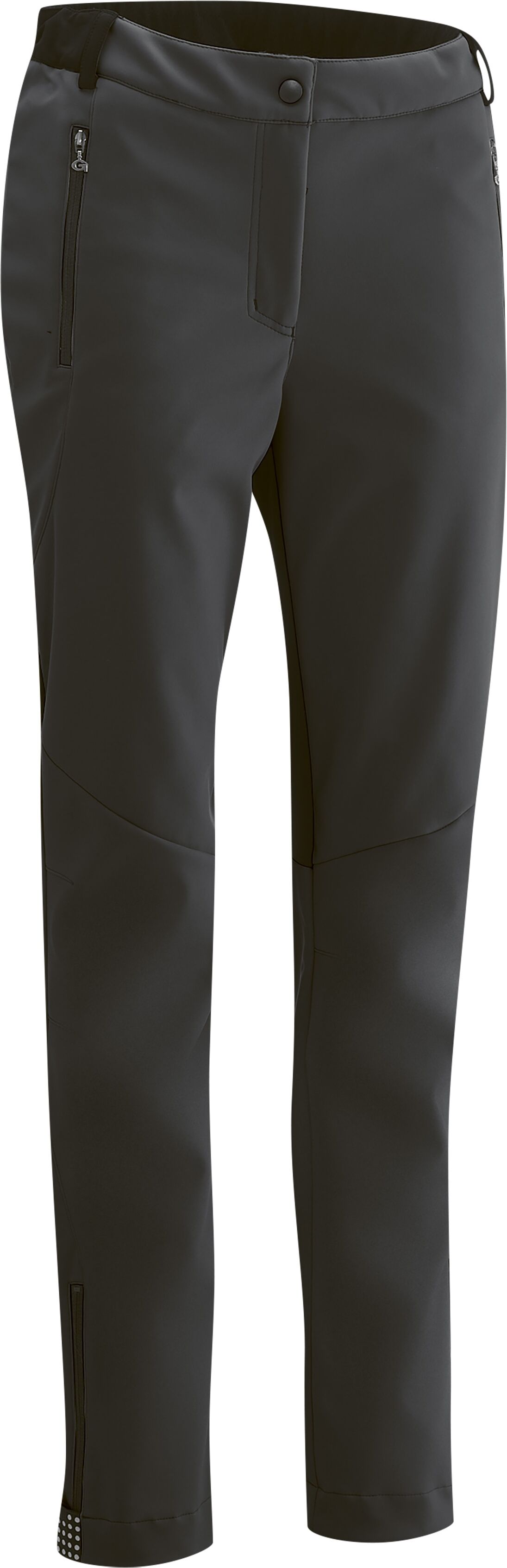 Fahrradhose GONSO "Villette", Damen, Gr. 44, Normalgrössen, schwarz, 100% Polyester, Hosen Fahrradhose, Wasserabweisend, strapazierfähig, atmungsaktiv schwarz 44, Normalgrössen