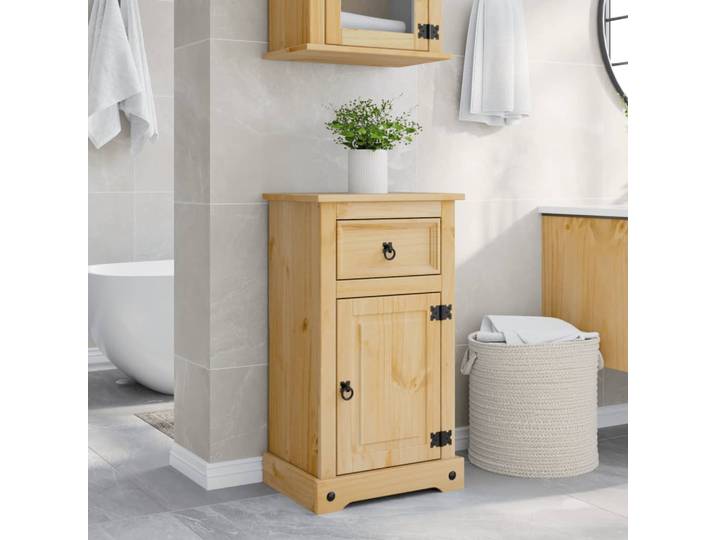 vidaXL Badschrank Corona 45x33x80 cm Massivholz Kiefer