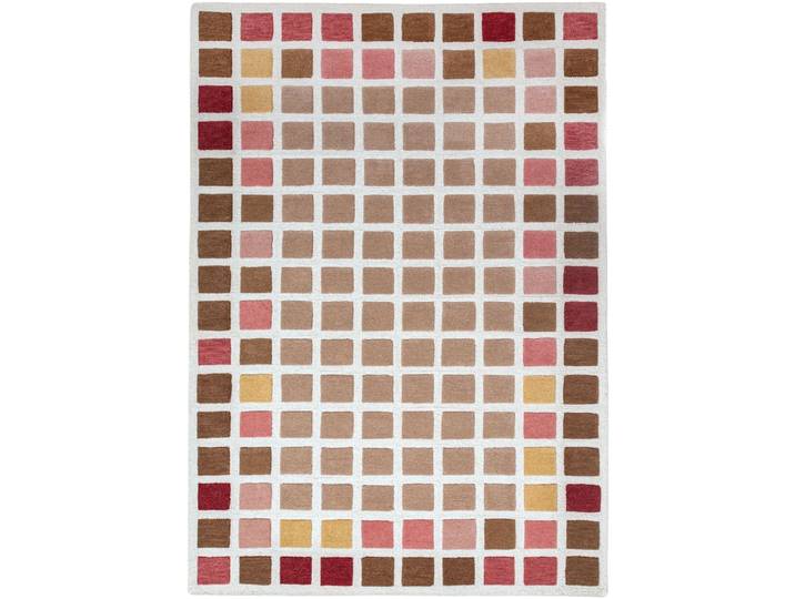 Teppich Renalia Rosa Schottenkaro 100 Prozent Wolle 200 x 290 cm - Material: 100% Wolle