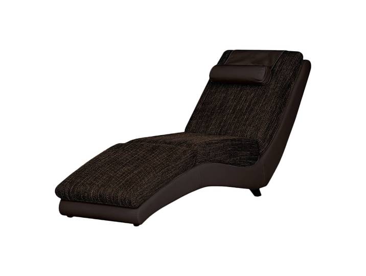 Relaxliege Braun Webstoff 64 x 90 x 174cm
