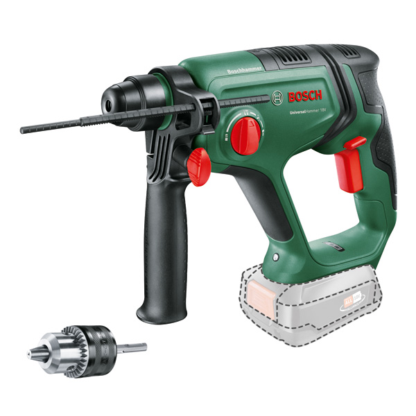 Bosch Akku-Bohrhammer UniversalHammer 18V, im Karton 06039D6001