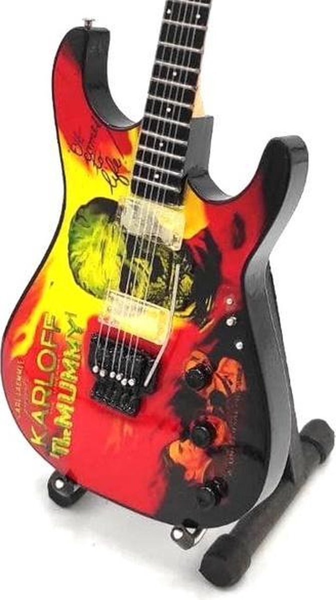 Miniatuur gitaar Kirk Hammett Metallica - The Mummy voor volwassenen