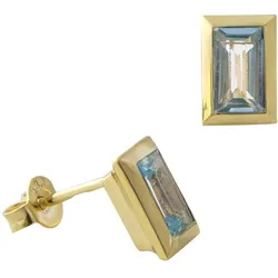 Acalee 70-1026-01 Damen-Ohrringe Ohrstecker Gold 333 / 8K mit Topas
