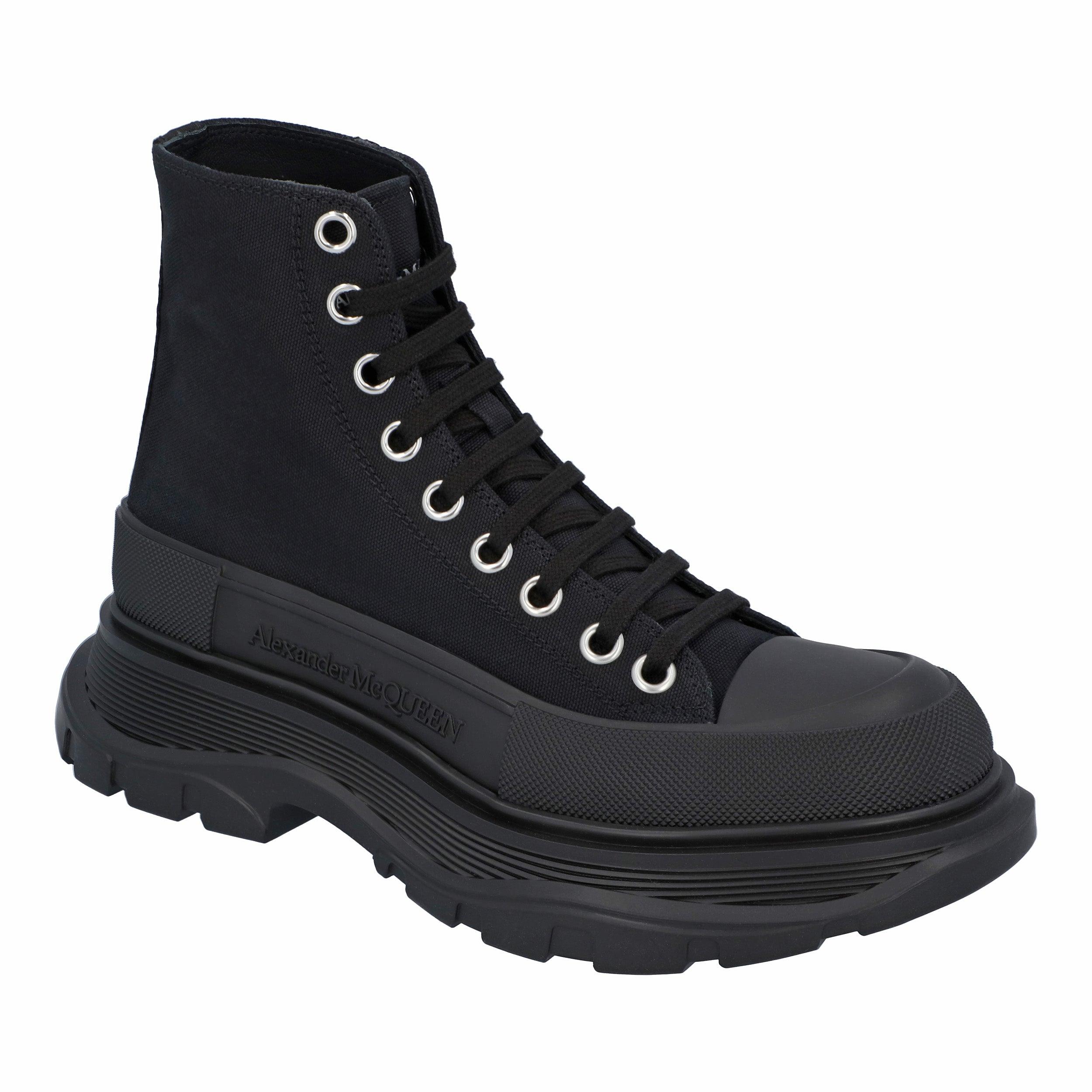 Alexander McQueen Tread Slick Boot in Zwart