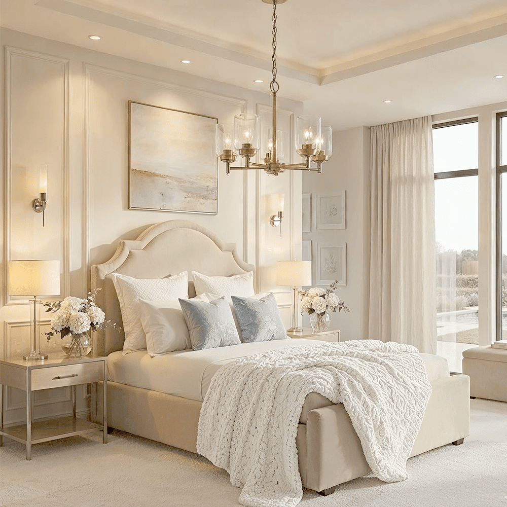 Bonnet Cream Curved Bed, Super King
