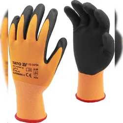 TRIZERATOP Gants de travail, nylon, nitrile pour écrans tactiles, taille 10/XL