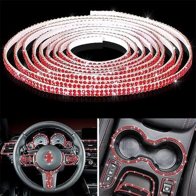 Starfire 5 m glitzernde Autoverkleidung, selbstklebende glitzernde Auto-Innenausstattung, Auto-Zubehör für Damen, Auto-Armaturenbrett-Dekorationen