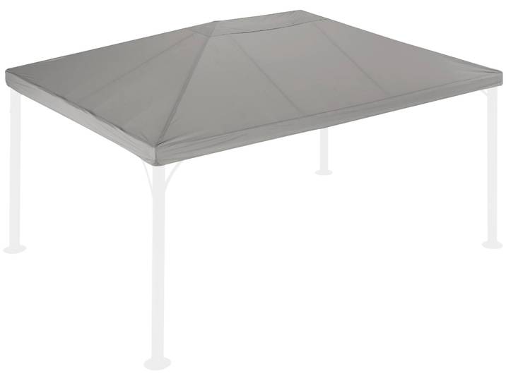 Pavillon-Ersatzdach KONIFERA Murano , grau, Pavillondächer, Pavillon-Ersatzdach, BxT: 300x400 cm