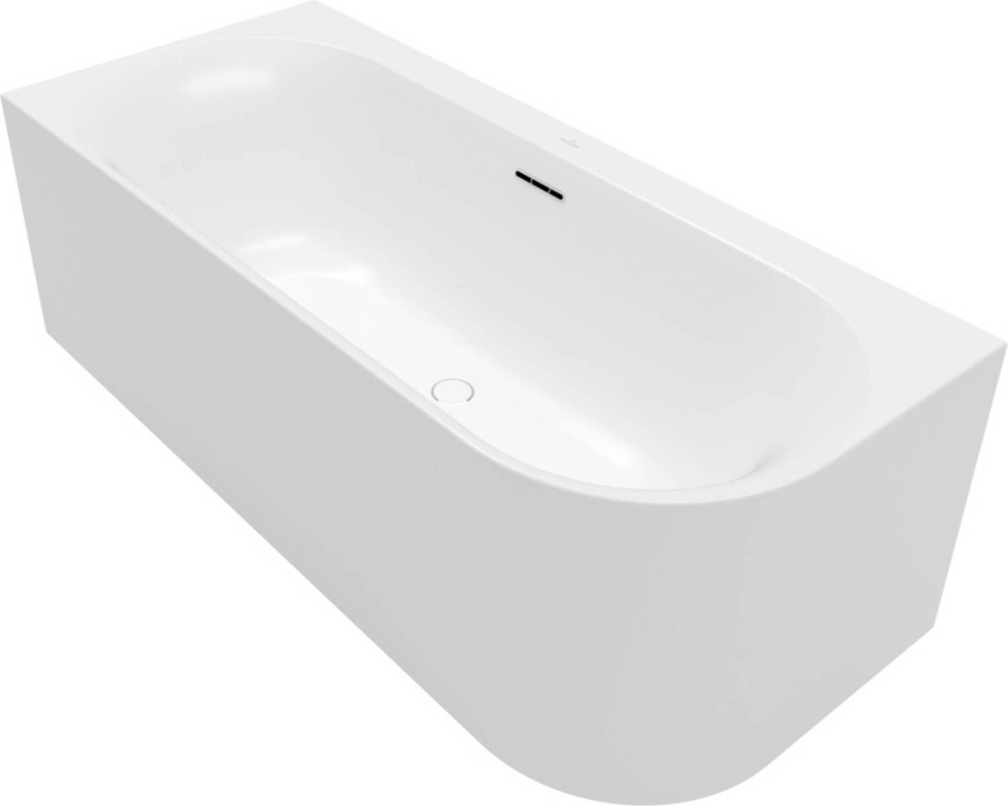 Villeroy & Boch Loop & Friends back-to-wall Bad Links 180x80x44 cm Stone White