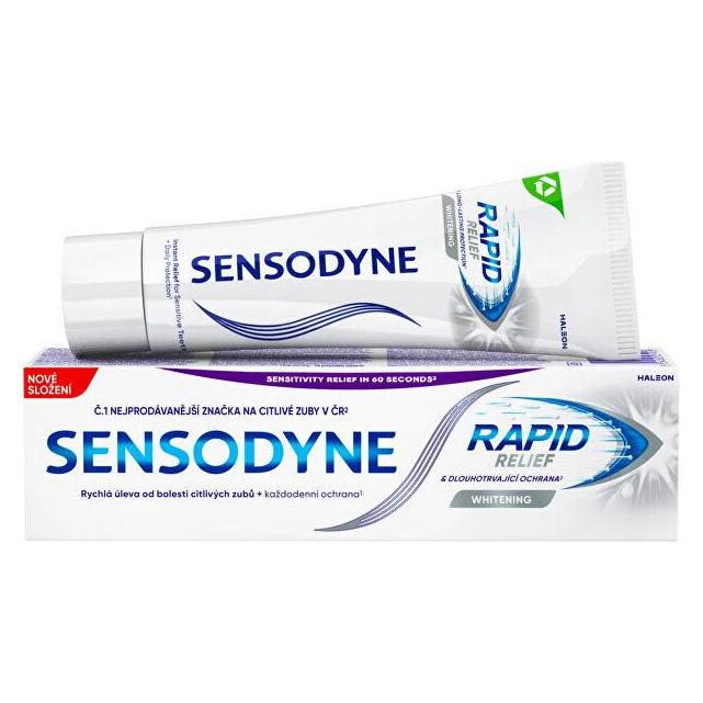 Sensodyne Rapid Relief Whitening Toothpaste For Sensitive Teeth 75ml (75 ml) (62749213)