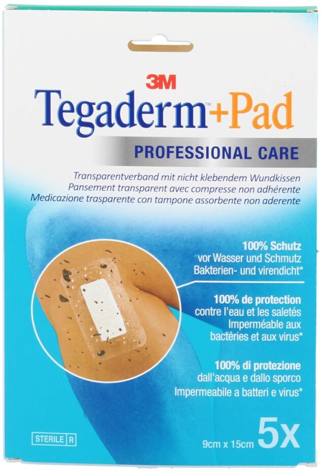 Tegaderm 3m Plus Pad 9x15cm Pflaster 3589np 5stk