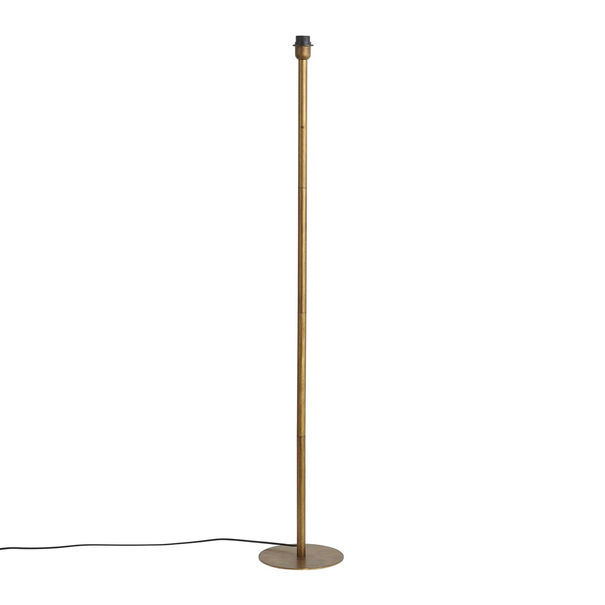 Klassieke metalen vloerlamp Qazqa in goud/messing
