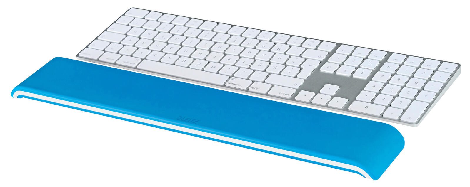 LEITZ Tastatur-Handballenauflage Ergo WOW blau, weiß 65230036