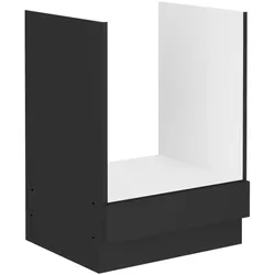Küchen Herdunterschrank 60 cm SIENA Schwarz Küche Küchenzeile Küchenblock