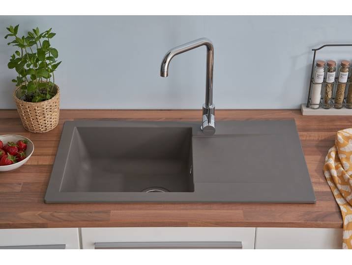 Évier Denver variante B 78 x 17 x 44cm Gris