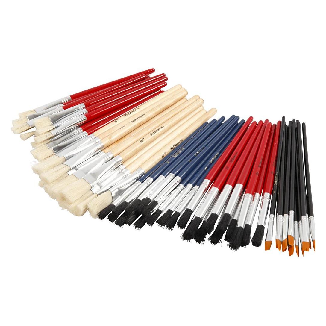 Creativ Company YellowLine Brush Set (5707167276495)