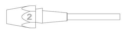 Weller XDSL 2 SAUGDÜSE Ø3,0XØ5,3 L=10,5MM VERP. Saugdüse