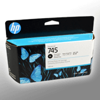 HP Tinte F9J98A 745 foto schwarz