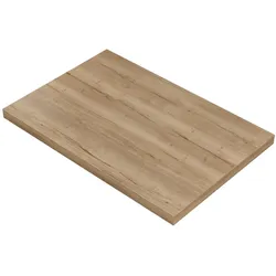 BIG Möbel GmbH Gastro Tischplatte XL | 120x80 cm | 48 mm stark | Eiche Rustikal | Massiv Design