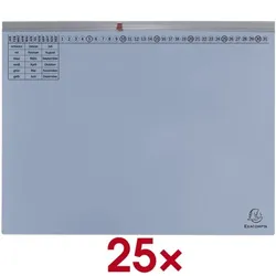 EXACOMPTA 25er-Pack Hängehefter »Exaflex« kaufmännische Heftung blau, 31.6x26.5 cm